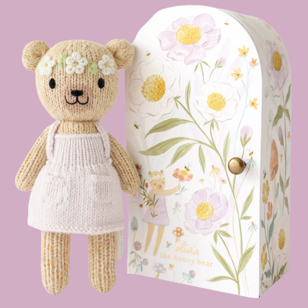 Tiny Olivia the honey bear