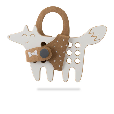 Small Fox, Wooden Lacing Toy