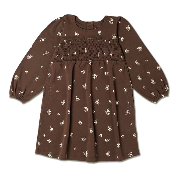 Organic Smocked Sundress - Birch