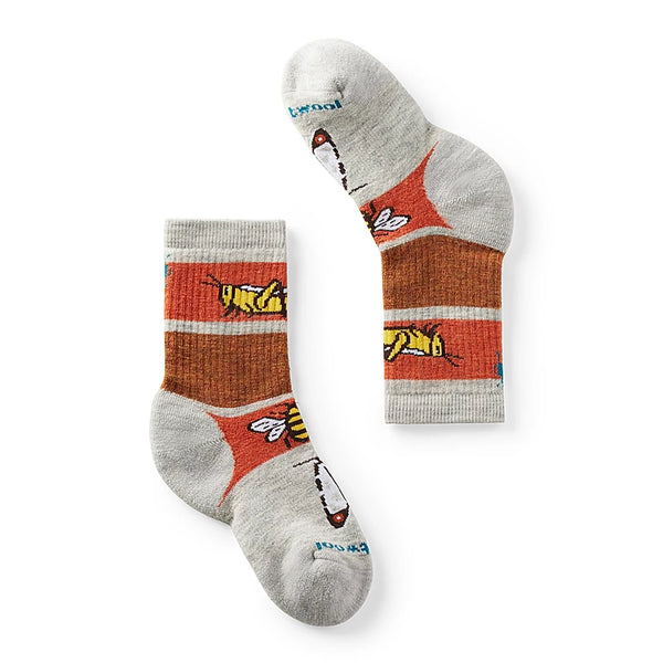 Kids' Hike Full Cushion Garden Bugs Pattern Crew Socks