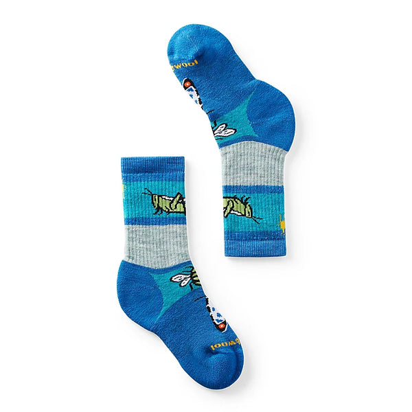 Kids' Hike Full Cushion Garden Bugs Pattern Crew Socks