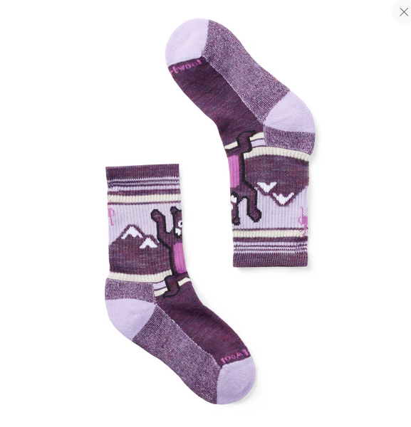 Kids' Hike Light Cushion Hiking Bear Crew Socks