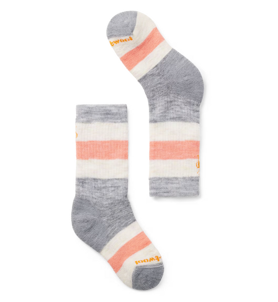 Kids' Hike Full Cushion Striped Crew Socks