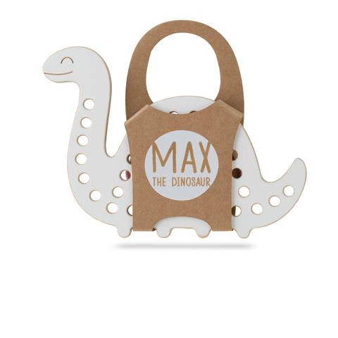 Max the Dinosaur, Wooden Lacing Toy
