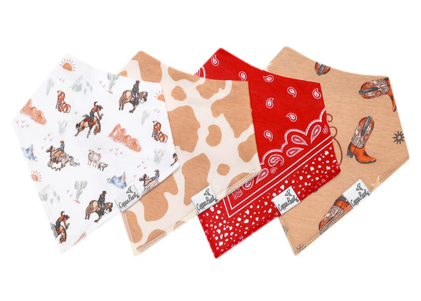 Bandana Bib (4 pack)