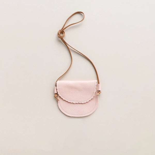 Scalloped Leather Bag