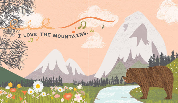 I Love the Mountains Book