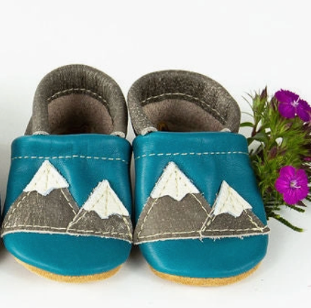 Shoes with Designs - Cerulean mtns