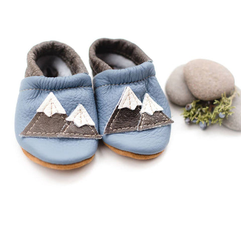 Shoes with Designs - Big Sky mtns