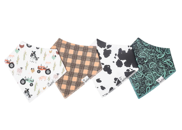 Bandana Bib (4 pack)