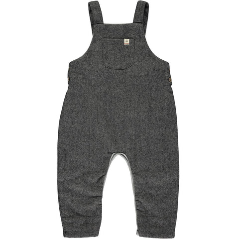 GLEASON woven overalls-charcoal
