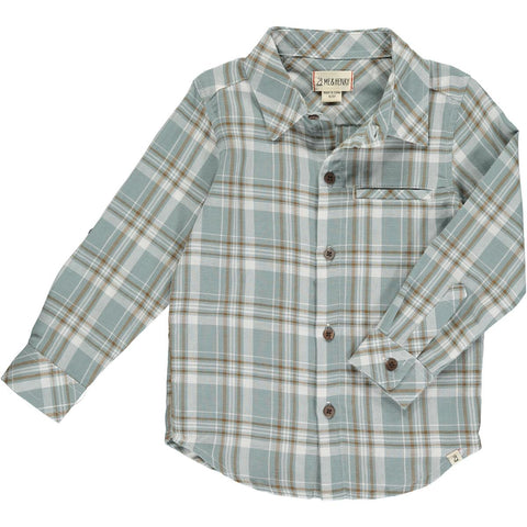 ATWOOD Woven shirt-blue plaid
