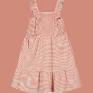 AMEERA DRESS-Pink Stripe