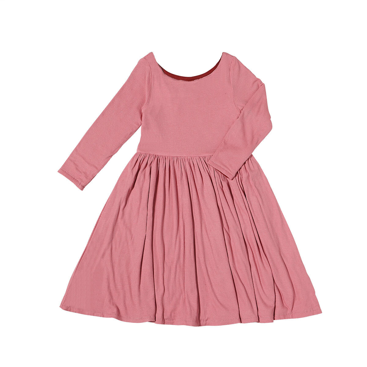 Teagan Reversible Dress - Pink Carnation and Burgundy