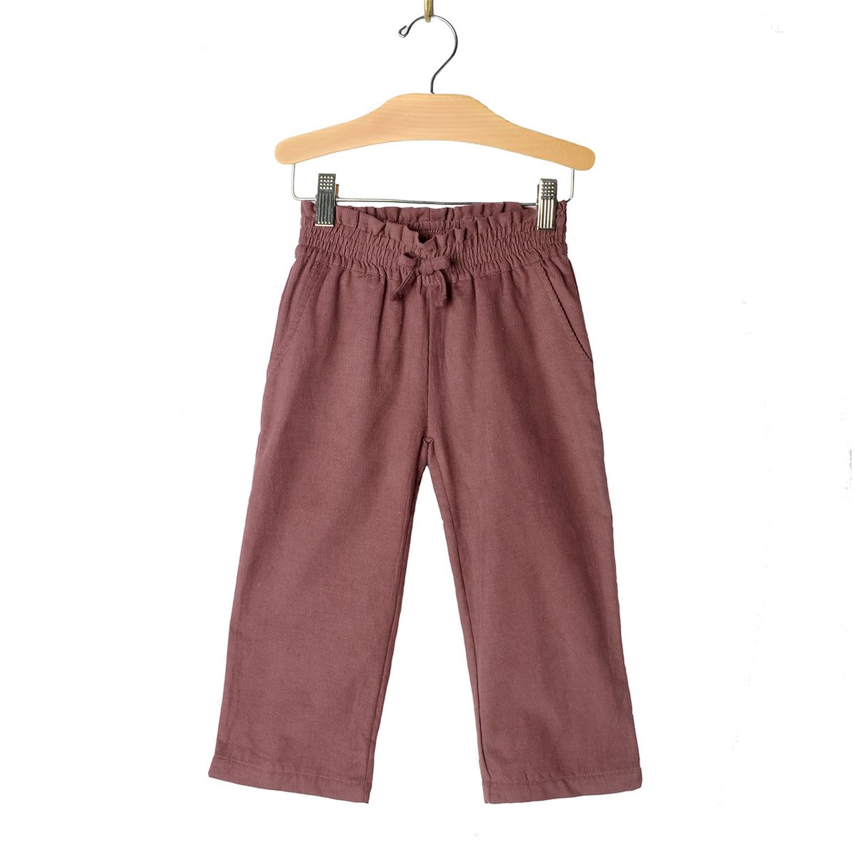 Wide Leg Pant- Plum Corduroy