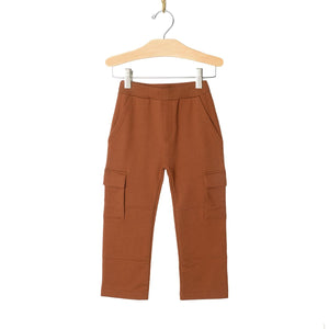 Cargo Pant-Rust Fleece