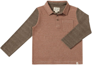 TROY Polo-Rust with Brown Arms