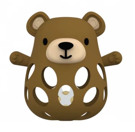 3D Teddy Silicone Teether