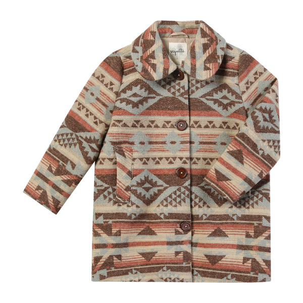 Harlow Coat-Western Print