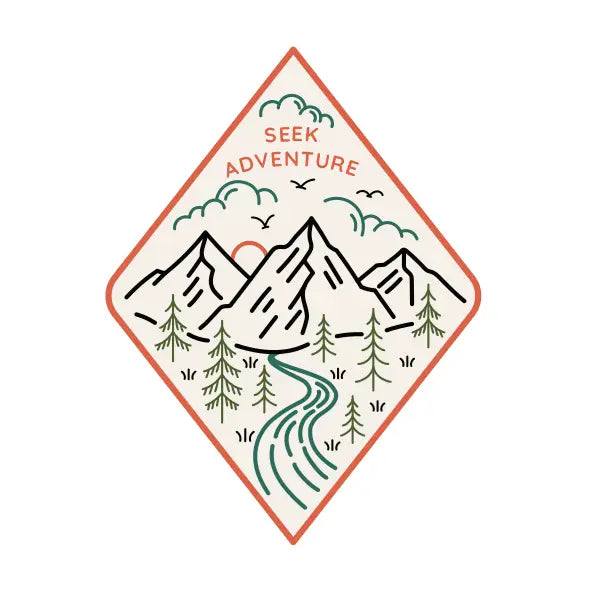 Seek Adventure Sticker