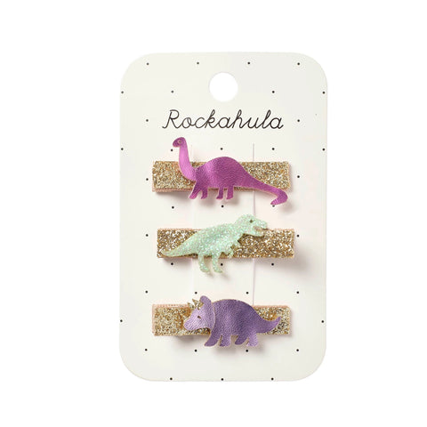 Shimmer Dinosaur Bar Clips H2447G