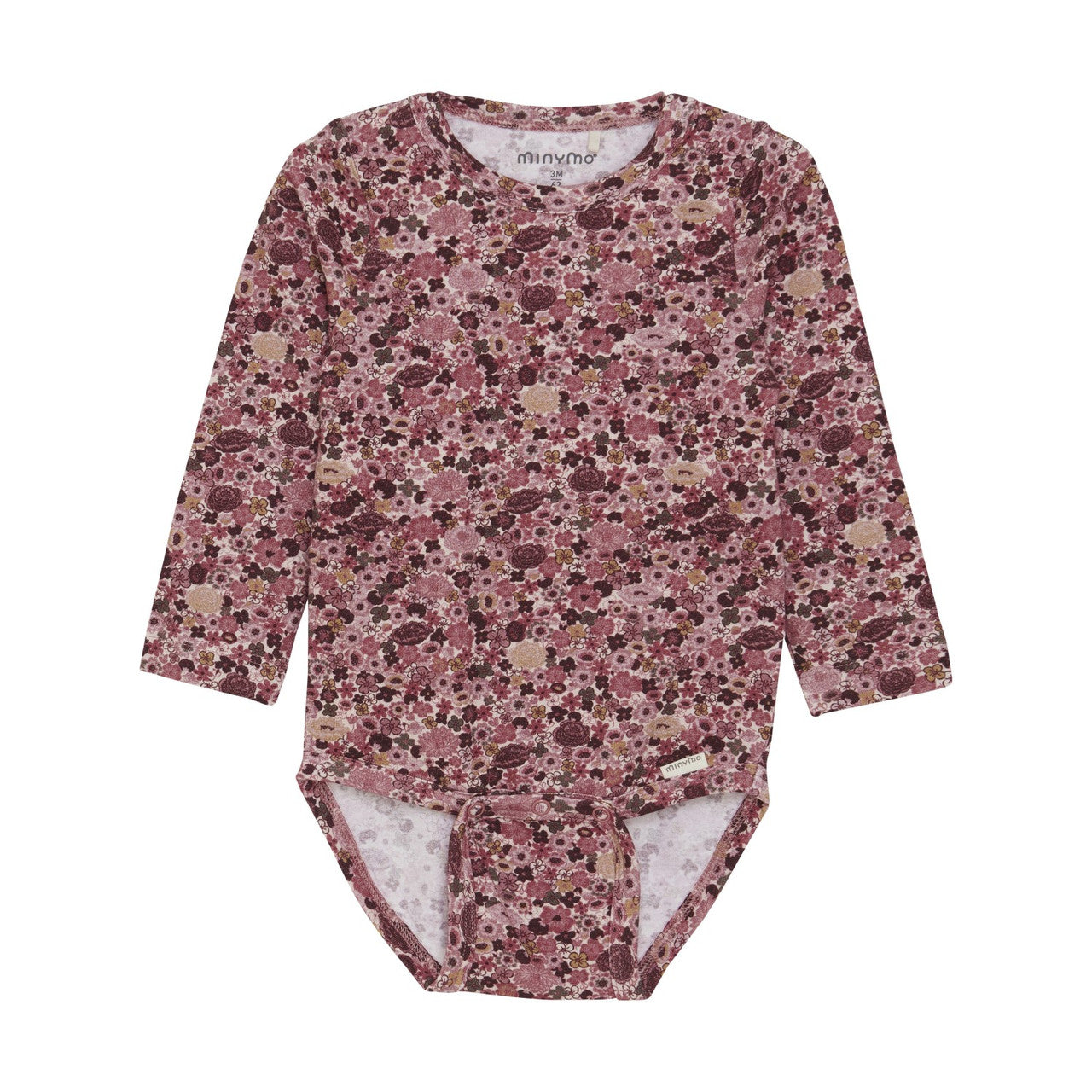 L/S Onesie-Dusty Rose Floral