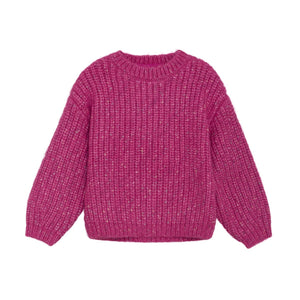 Fuchsia Chunky Knit Sweater
