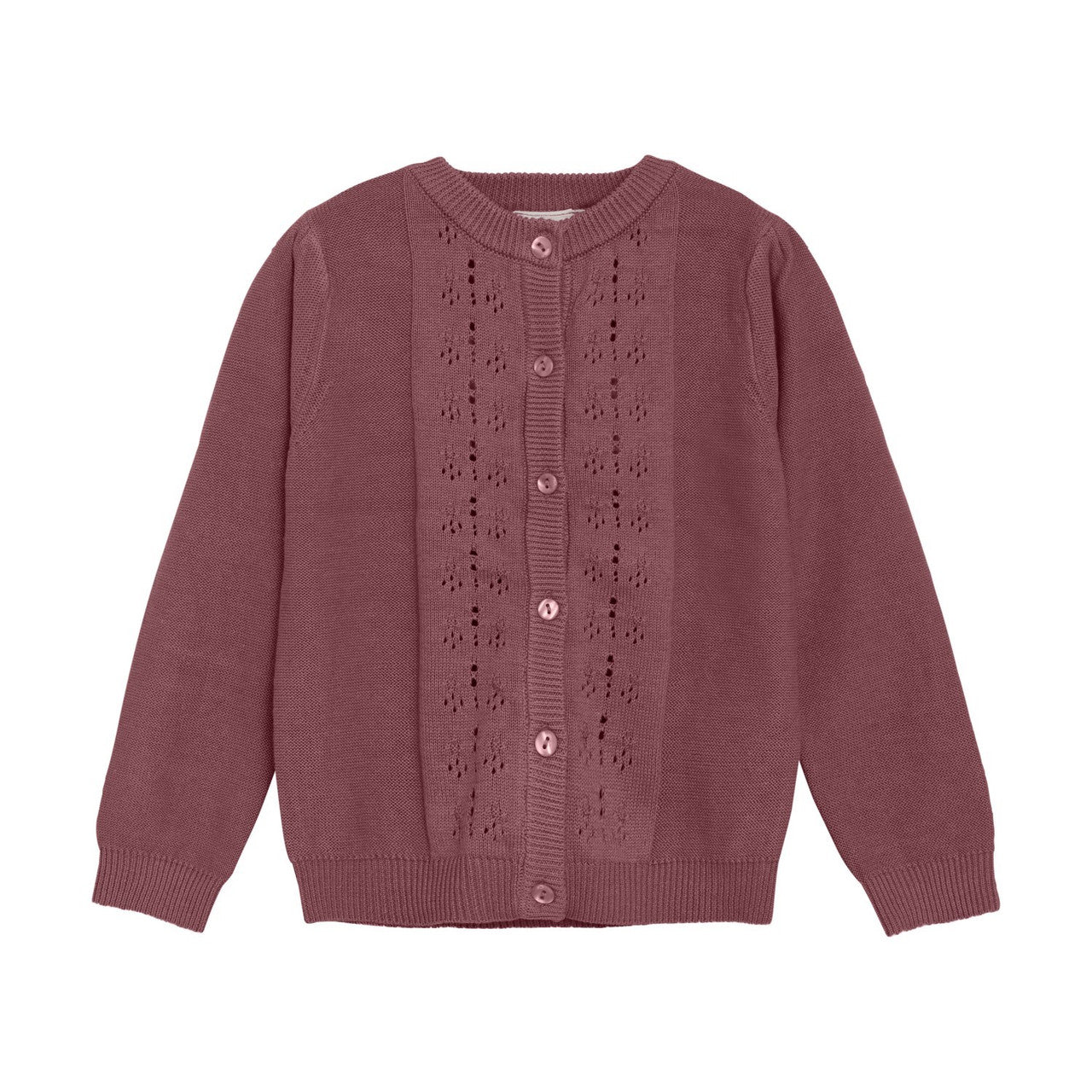 Knit Cardigan-Rose
