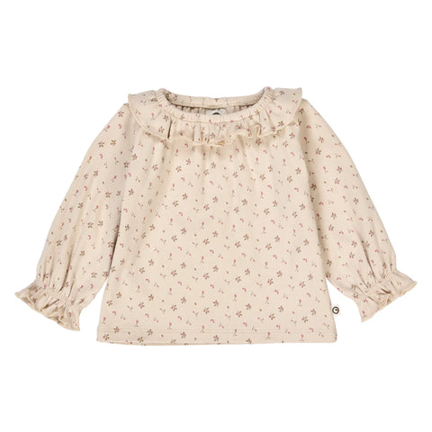 Aster frill collar l/s T baby