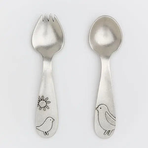 Momma and Baby Bird Spoon Set