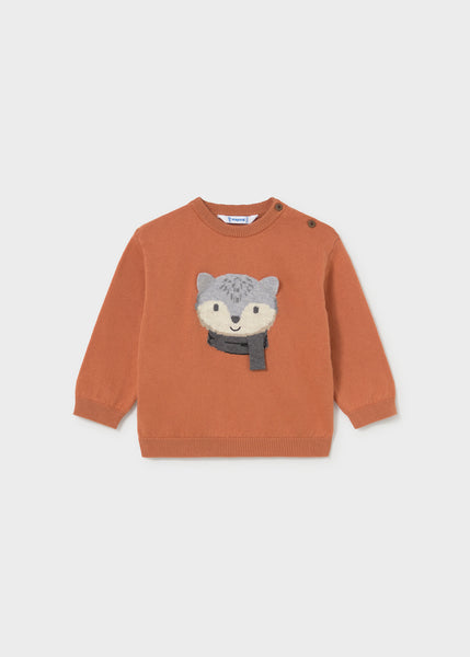 Fox Sweater-Brick Red 2372 bb
