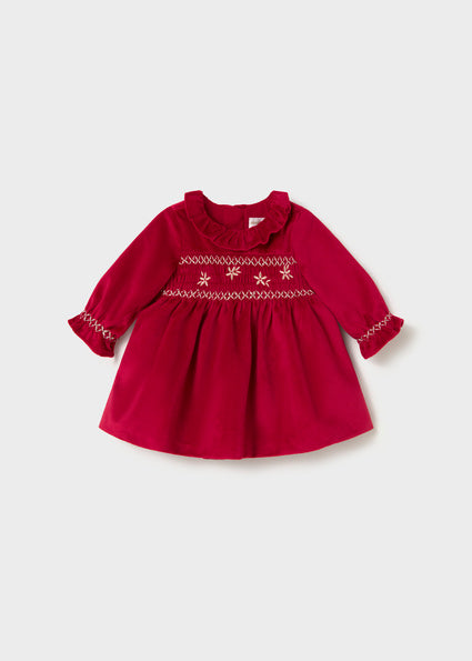 Velvet dress-red 2807 ng
