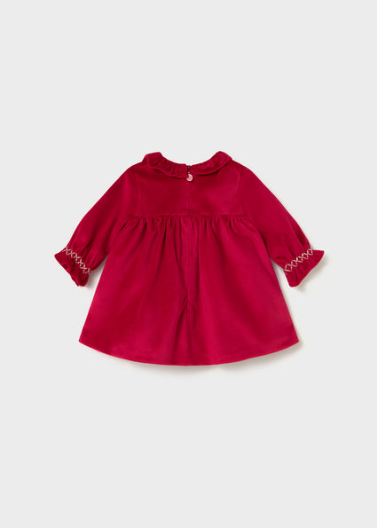 Velvet dress-red 2807 ng