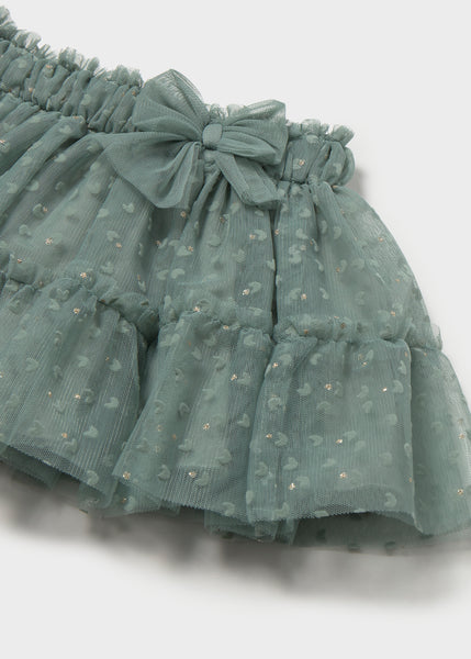 Tulle skirt-bayleaf 2906 bg