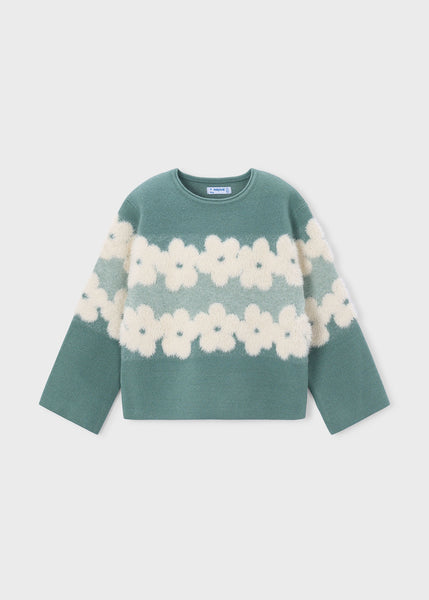 Jacquard jumper-bayleaf 4317 mg