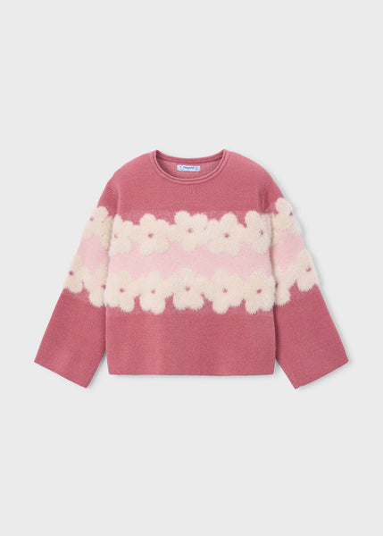Jacquard jumper-pink 4317 mg