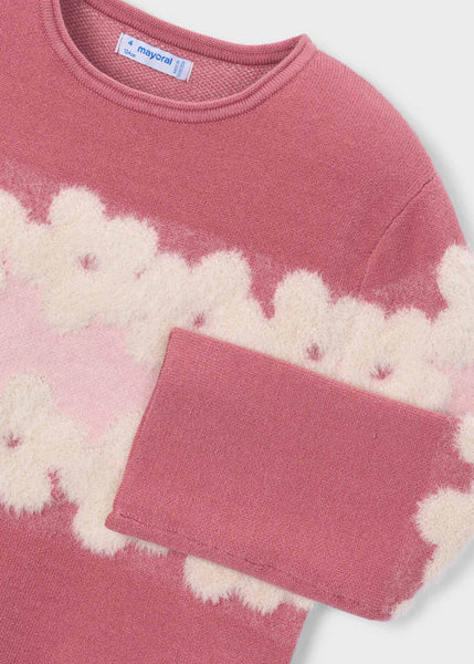 Jacquard jumper-pink 4317 mg