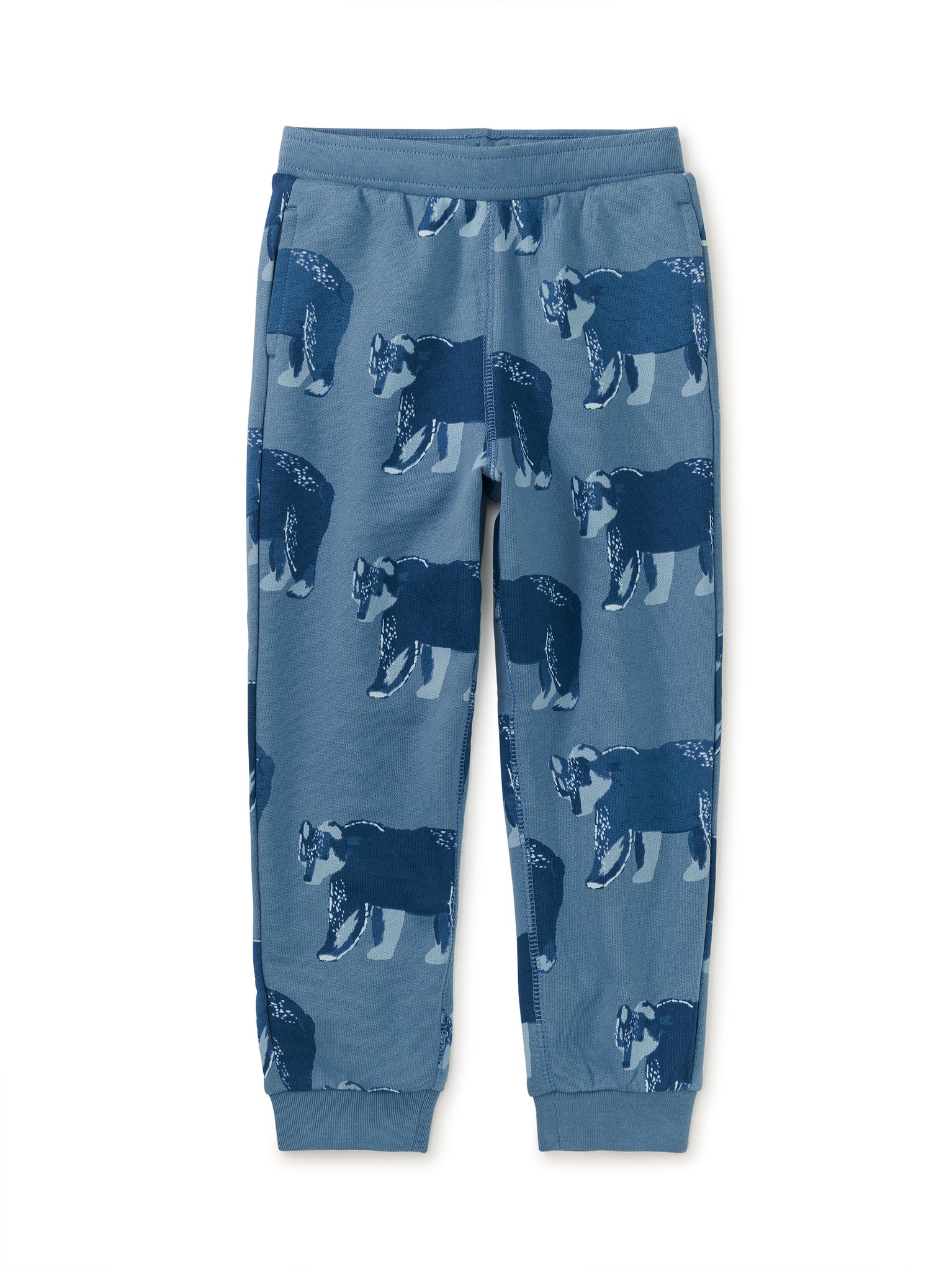 Going Places Joggers / Bushy Bear in Coronet Blue