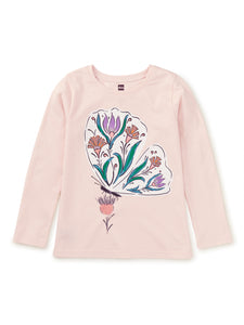 Painted Butterfly Graphic Tee / CREOLE PINK