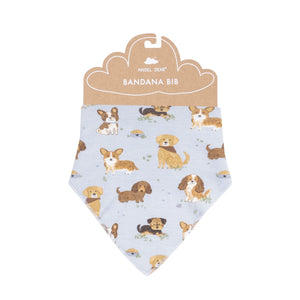Best Friend Dogs Blue Bandana Bib
