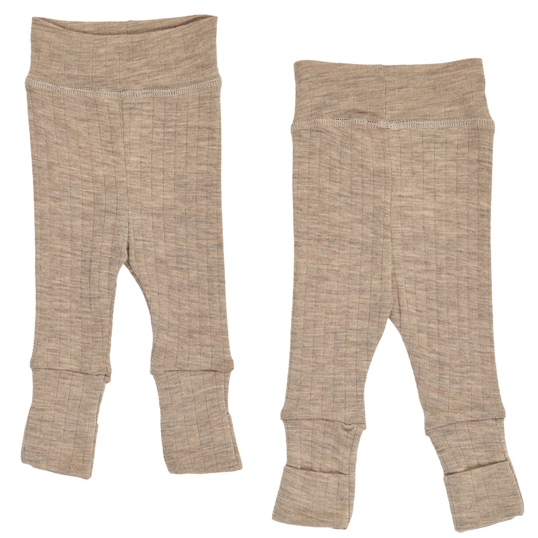 Woolly rib pants-Balsam melange