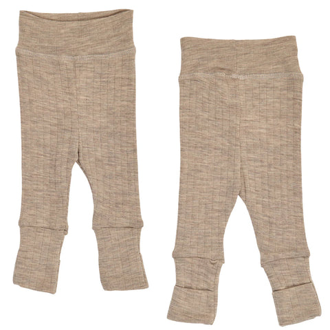 Woolly rib pants-Balsam melange
