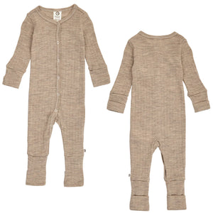 Woolly bodysuit-Balsam melange