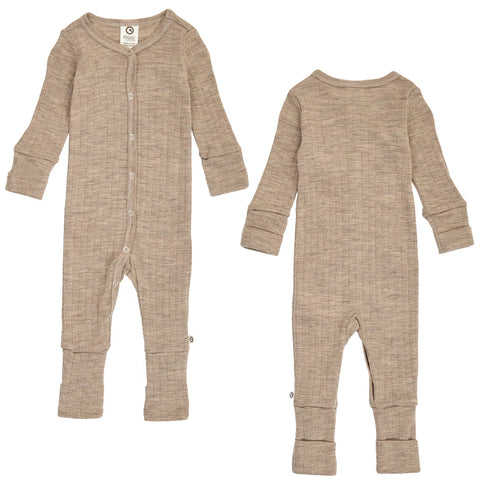 Woolly bodysuit-Balsam melange