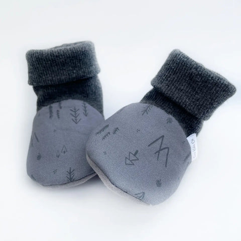 Slate Mountain Baby Booties