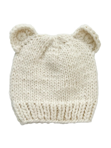 Bear Hat- Cream