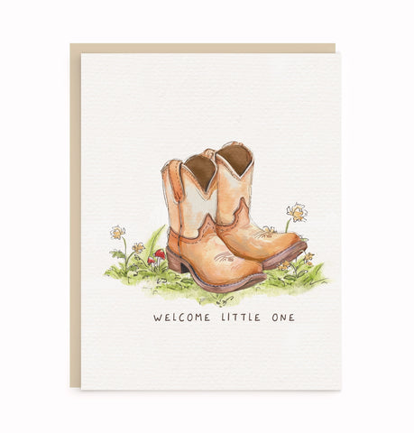 Little Boots | New Baby Card