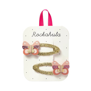 Patchwork Butterfly Clips H2427P