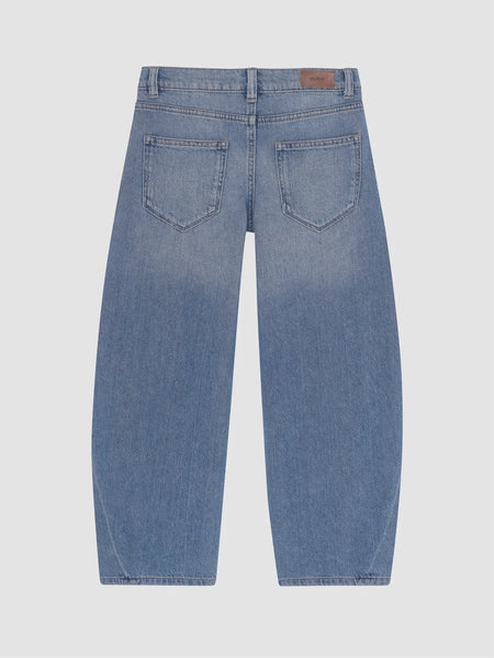 Lilia Relaxed Barrel Jeans-Indigo Rose