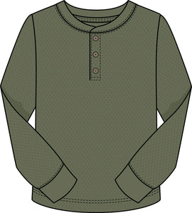 Thermal Henley-Olive